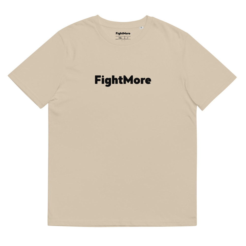 Unisex Organic Ribbed Neck T-Shirt - Desert Dust preview 12