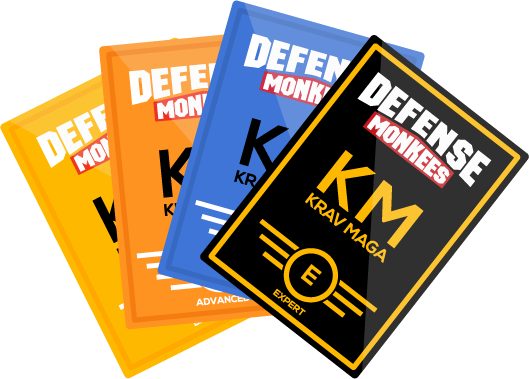 Krav Maga niveau patches - DefenseMonkees level systeem